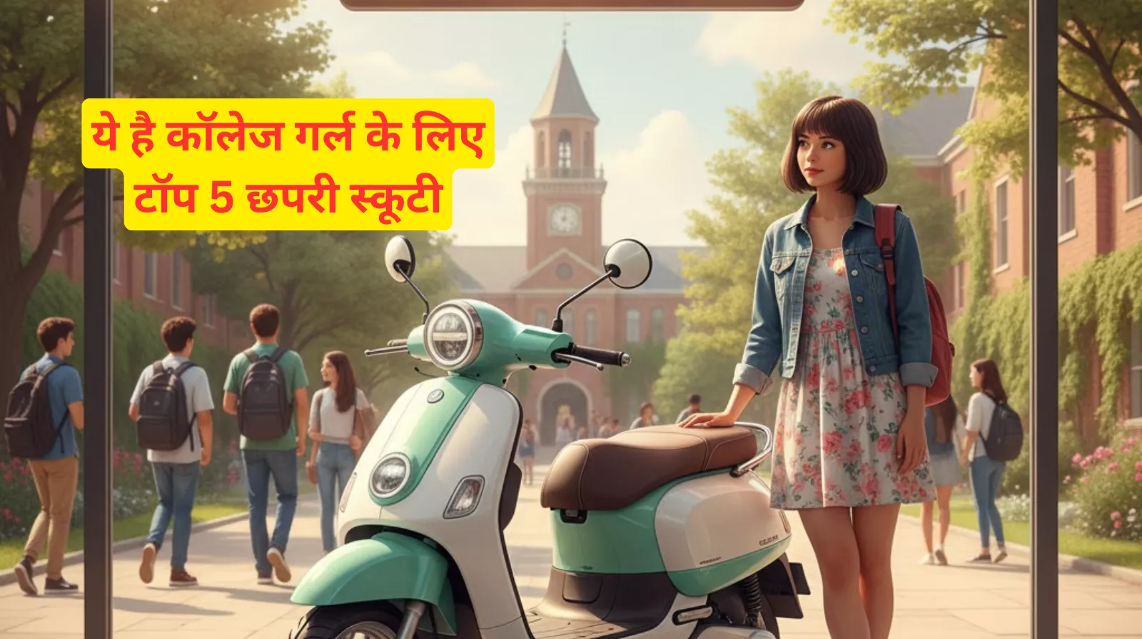 Best Scooty for College Girl ये है कॉलेज गर्ल के लिए टॉप 5 छपरी स्कूटी